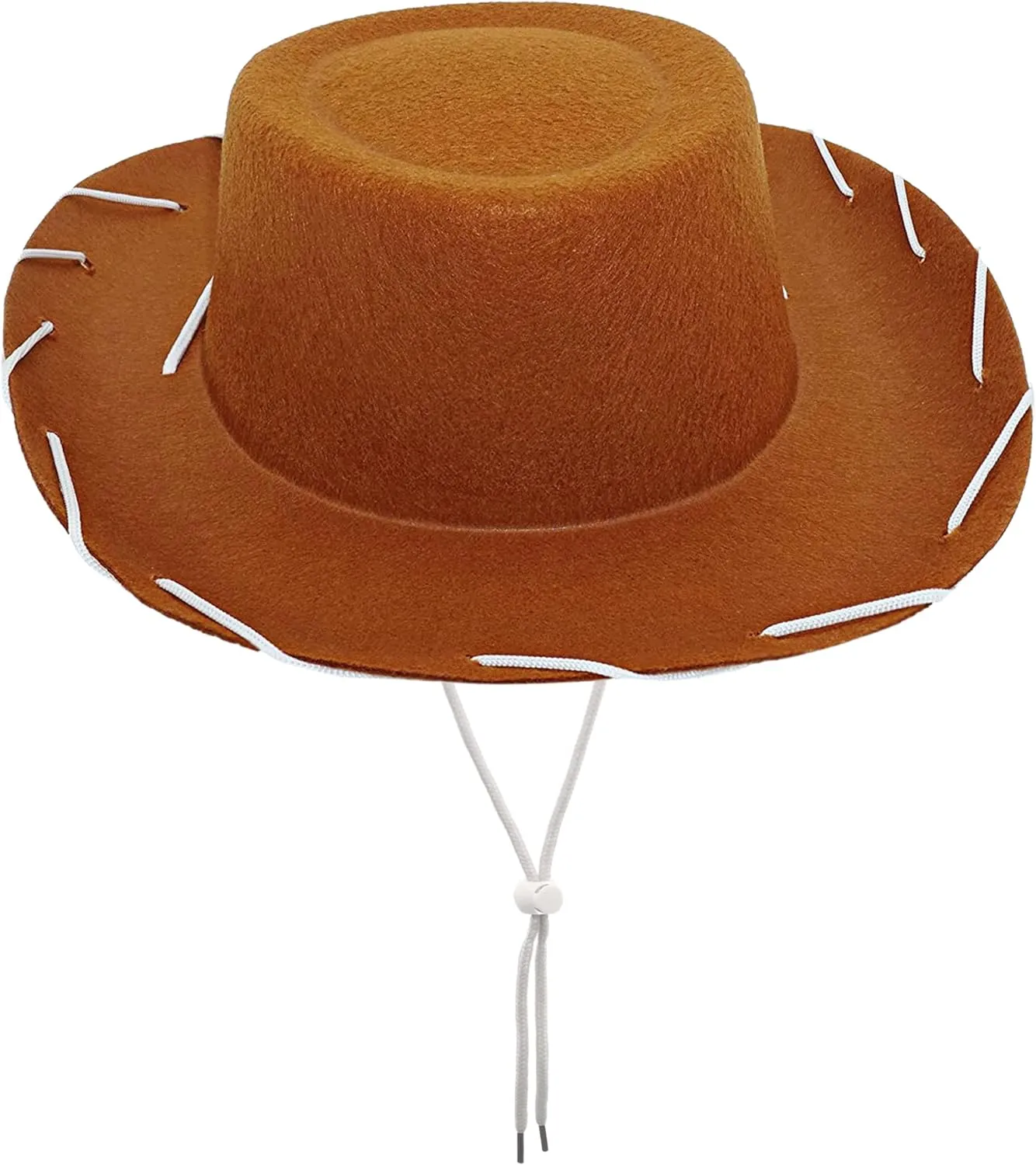 4E's Novelty Child Brown Cowboy Hat for Toddlers & Kids Felt - Kid Cowboy Costume Hat for Boys & Girls Ages 3 4 5 Year Old Halloween Costume