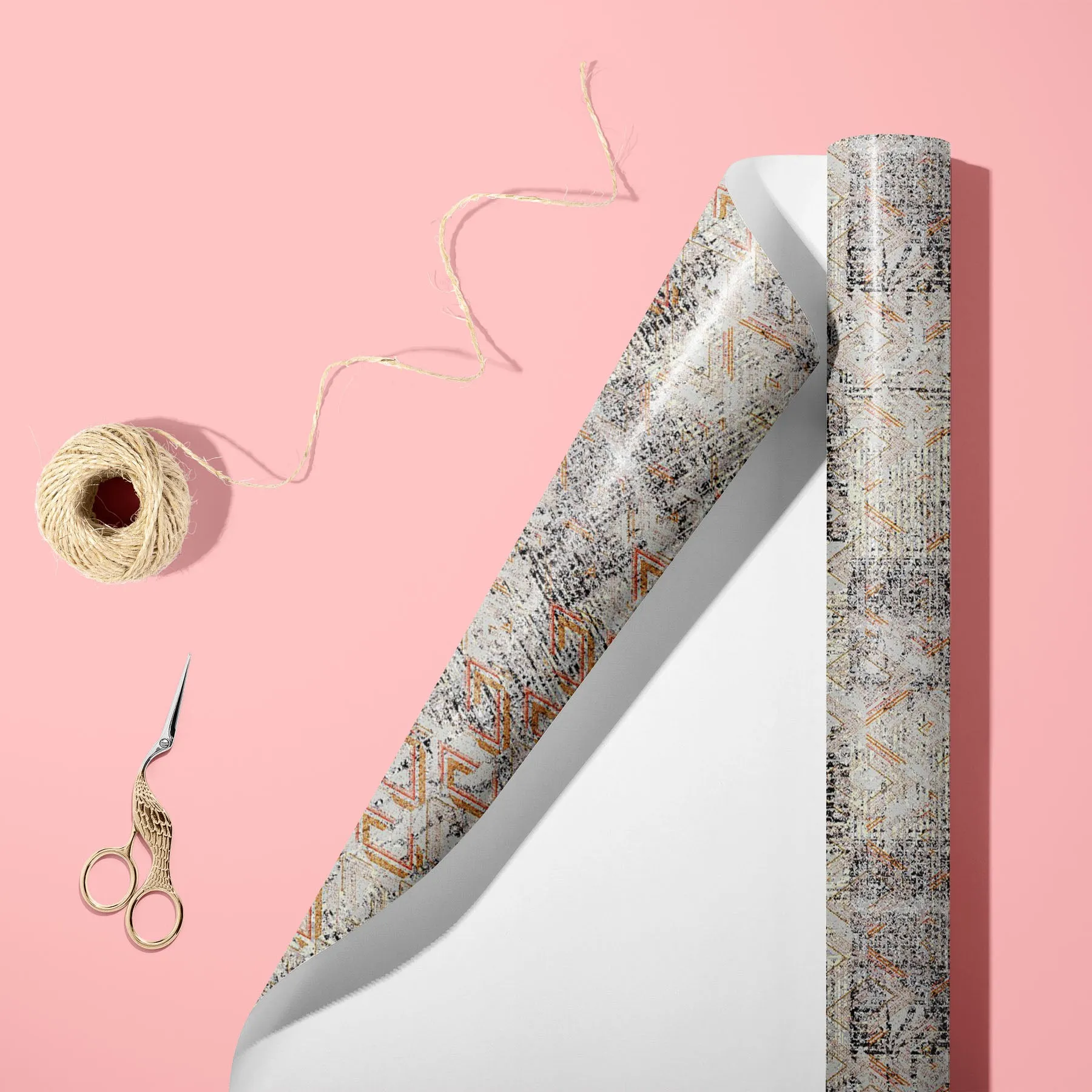 Abstract Grunge Pattern Art & Craft Gift Wrapping Paper