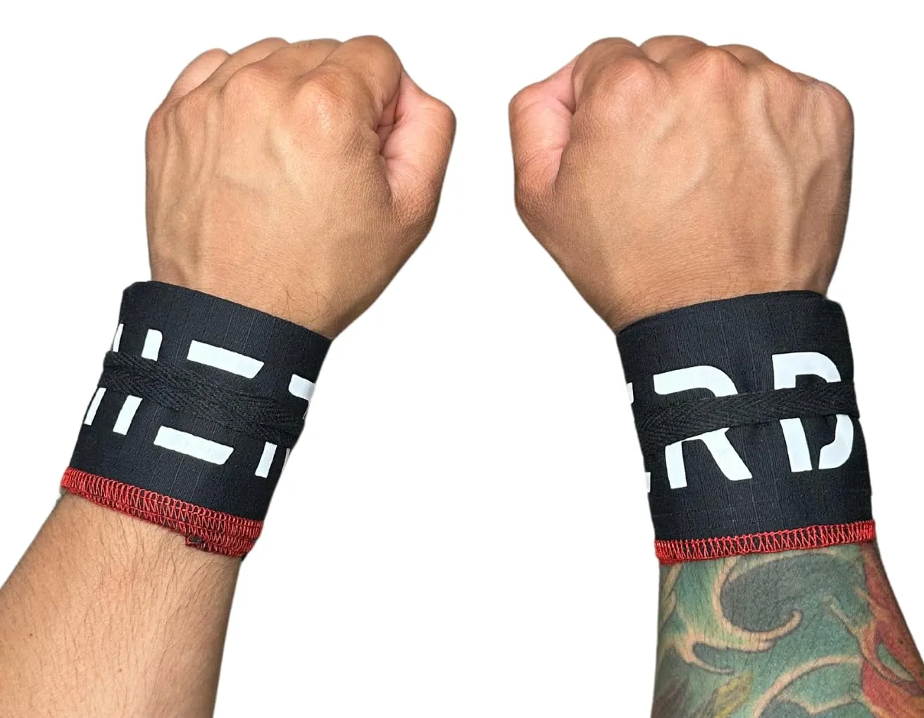 Adjustable Wrist Wraps for Cross Training, Olympic Lifting, Strength Training, WOD Workouts - Strong Wrist Support for Men and Women - One Size Fits All Men and Women