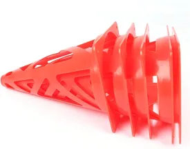 Agility Training Cone Indoor and Outdoor Sports Agility Cones, 9" Plastic Basketball, Football Training Marker Cone, Kindergarten Outdoor Obstacle Cone