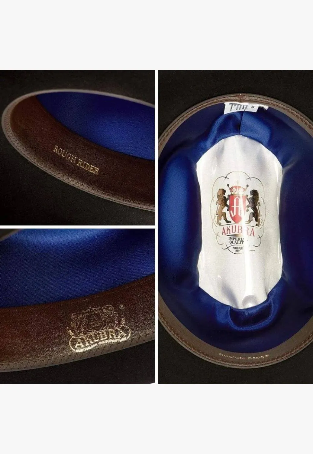 Akubra Rough Rider Black
