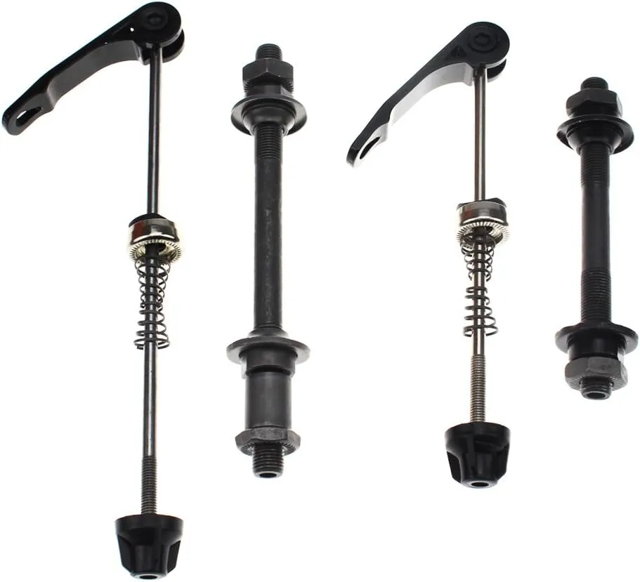 Bike Axle CYSKY Quick Release Skewer Front Rear Bicycle Axle Wheel Hub Fit for Road Bike, Mountain Bike, MTB, BMX (1 Pair)
