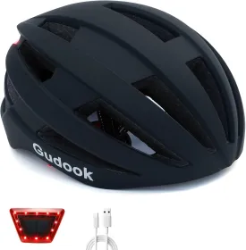 Bike Helmet with Light - Bicycle Helmets for Men - Women Adult with LED Rear Lights Adjustable Cycling Helmet for Urban Commuter Mountain Road Biker