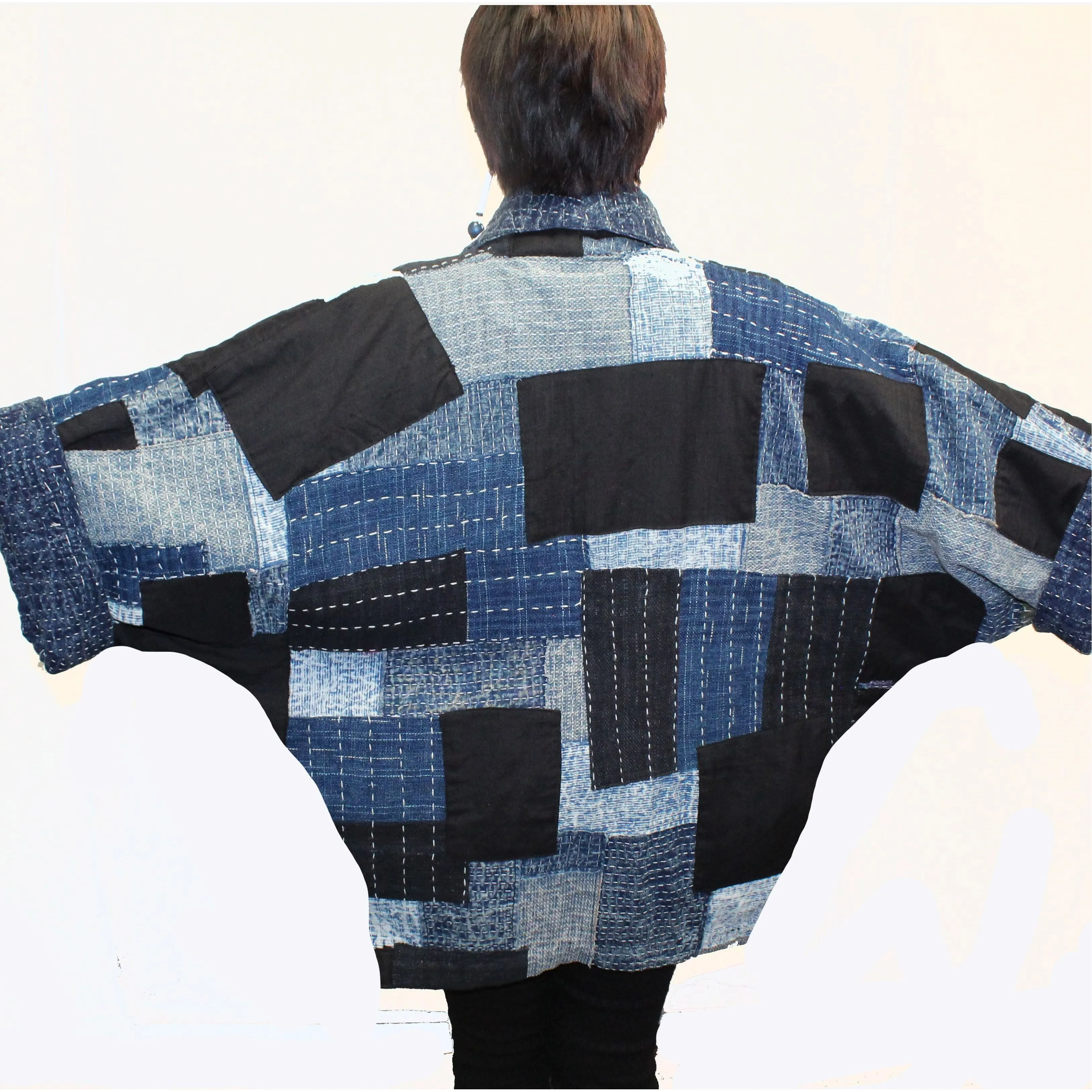 Bounkhong Signavong Reversible Jacket, Multi-Patch, OS Fits M-XL