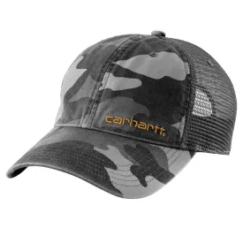 Carhartt Men's Rugged Grey Camo Brandt Cap