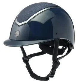 Charles Owen EQX Kylo Sparkly Riding Helmet Navy Gloss