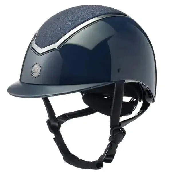 Charles Owen EQX Kylo Sparkly Riding Helmet Navy Gloss