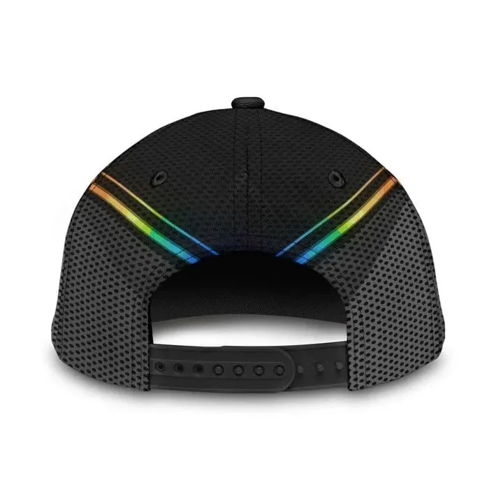 Custom Pride Cap For Gay, Pride Hastage Rainbow Lgbt All Over Printed Baseball Cap Hat, Les Gifts