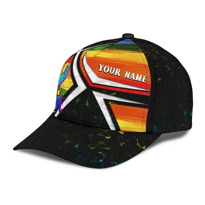 Custom Pride Cap For Gay, Pride Hastage Rainbow Lgbt All Over Printed Baseball Cap Hat, Les Gifts