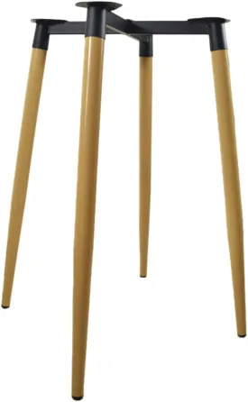 European-Style Minimalist Iron Coffee Table feet, 72 cm high Non-Slip negotiating Table Legs/Conference Table Legs/Dining Table Legs-Wood Color