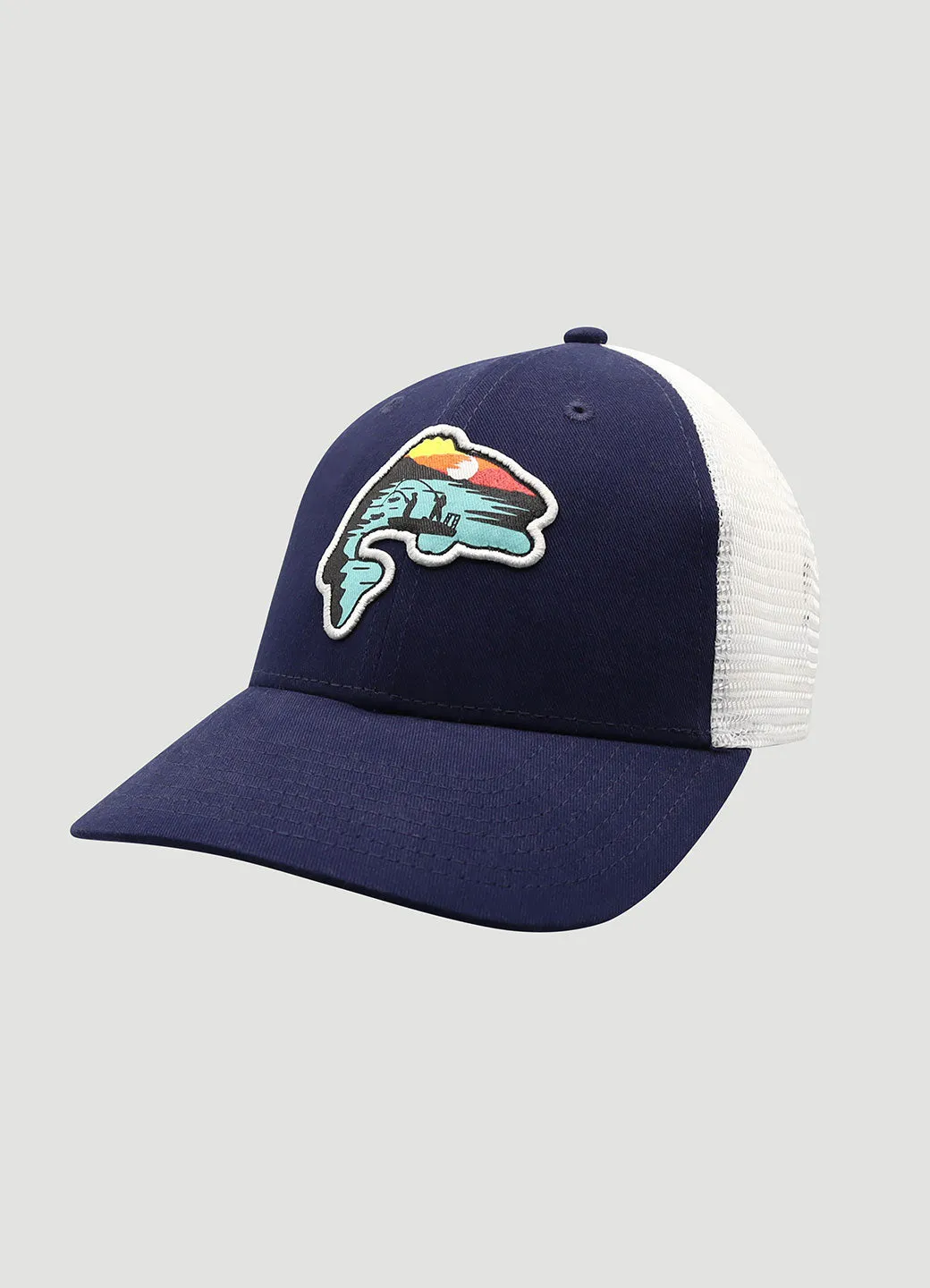 Fishing Patch Trucker Hat