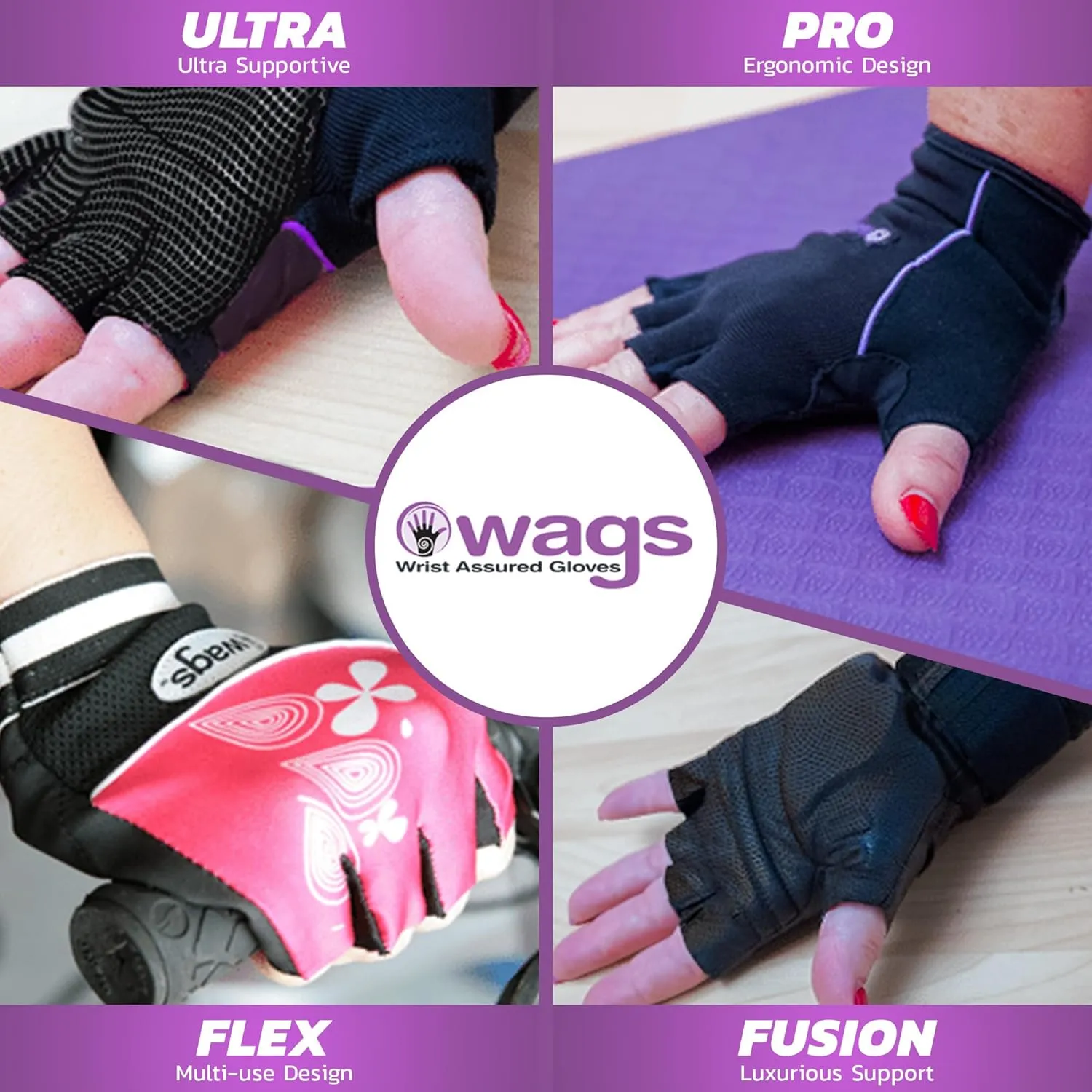 Fitness Gloves for Women & Men with Wrist Support, Workout & Strength Training Gloves, Gym Accessories for Ladies/Men, & Weight Lifting Gloves