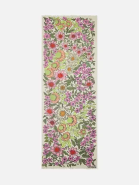Floral Madness Cream Scarf