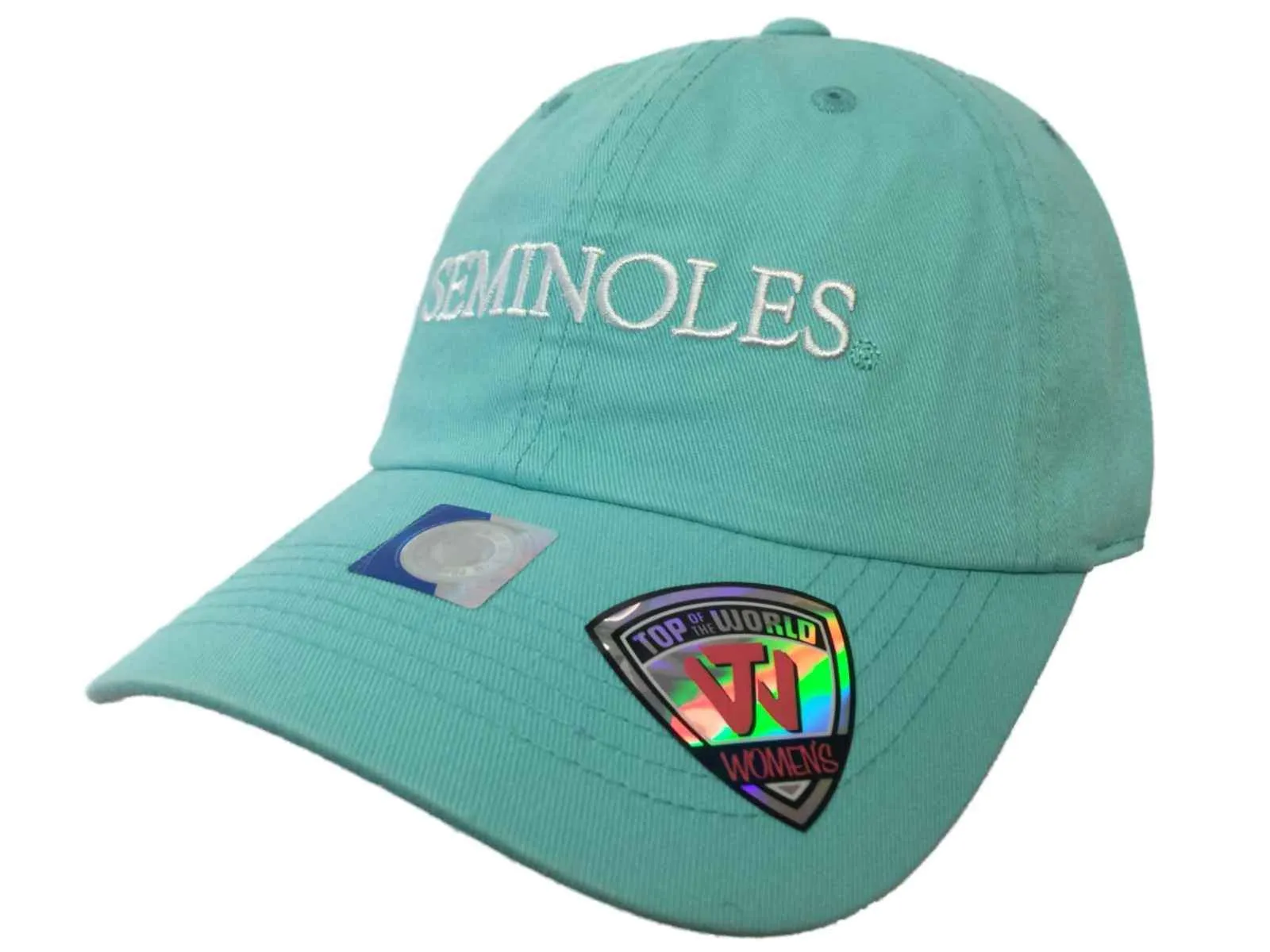 Florida State Seminoles TOW Women's Mint Green Seaside Adjustable Slouch Hat Cap