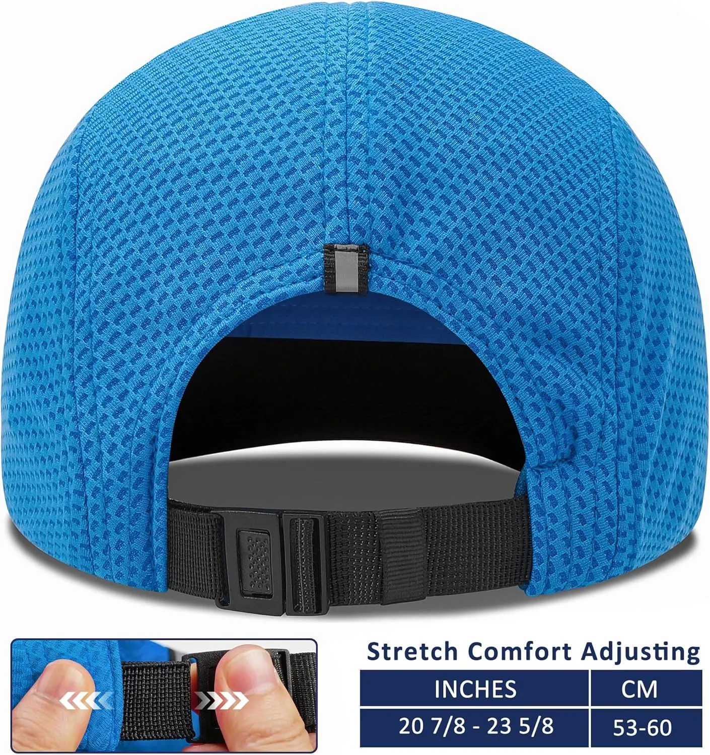 GADIEMKENSD Women's Race Day Running Cap Performance Mesh Hat - Excellent Ventilation, Lightweight, Reflective Safety