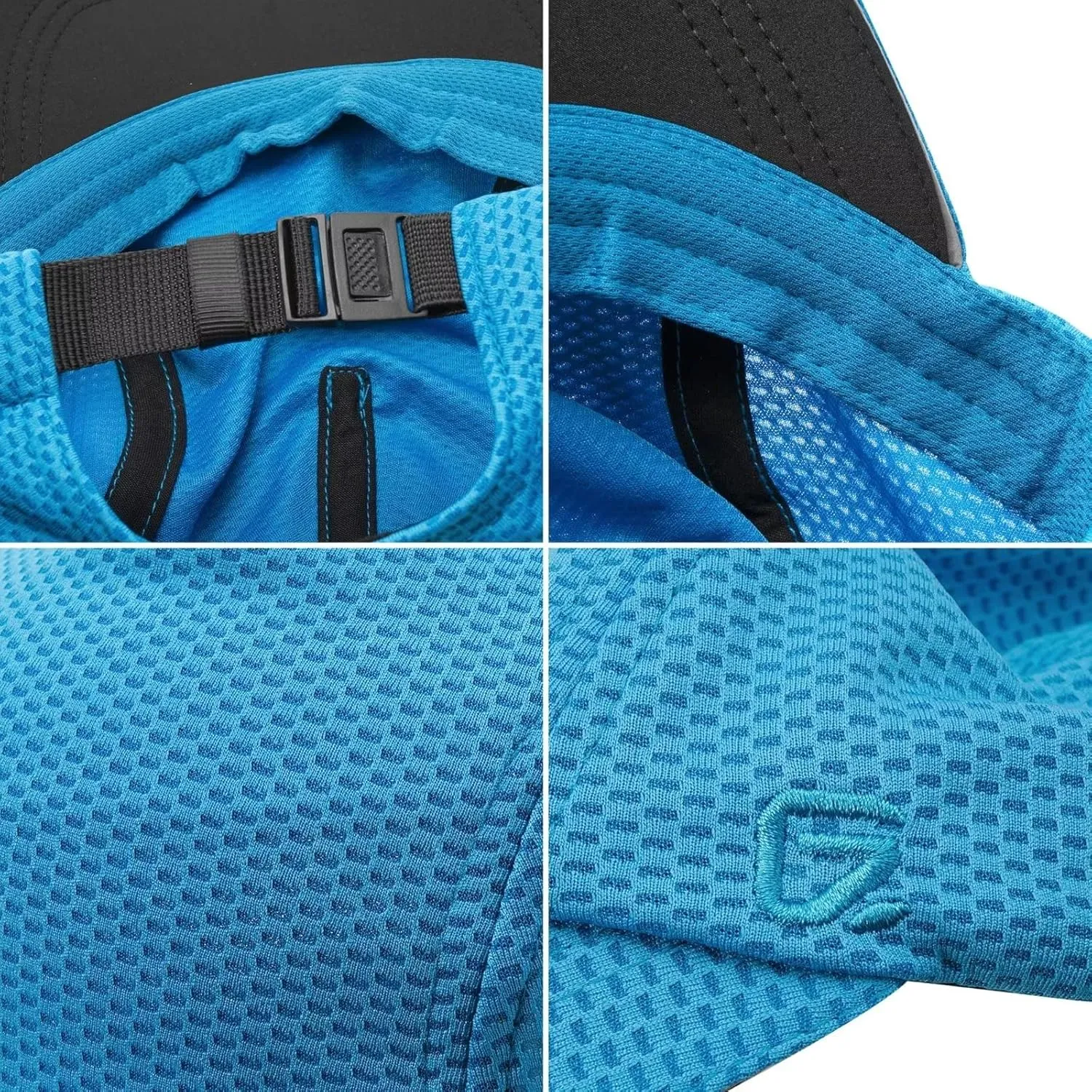 GADIEMKENSD Women's Race Day Running Cap Performance Mesh Hat - Excellent Ventilation, Lightweight, Reflective Safety