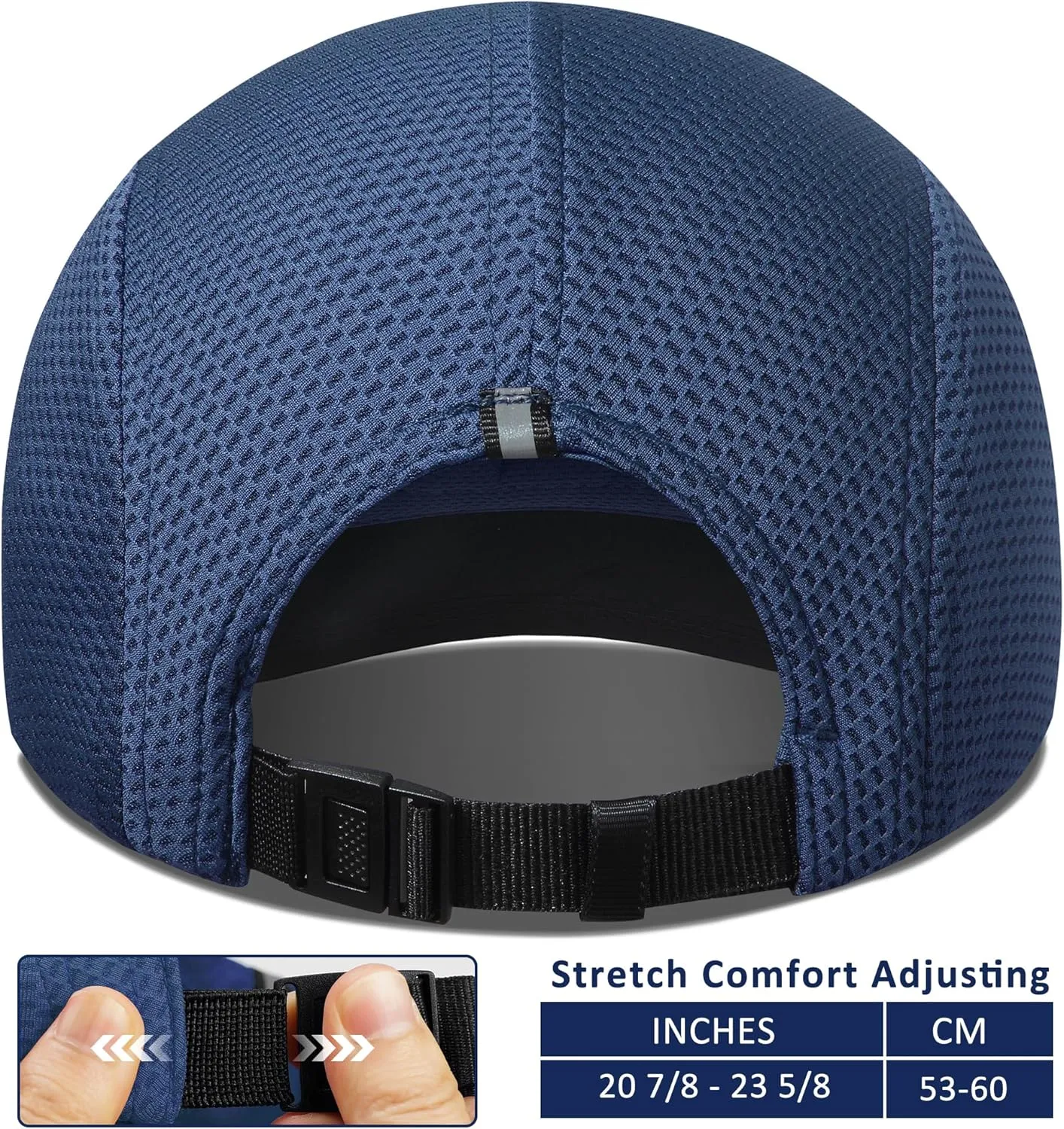GADIEMKENSD Women's Race Day Running Cap Performance Mesh Hat - Excellent Ventilation, Lightweight, Reflective Safety
