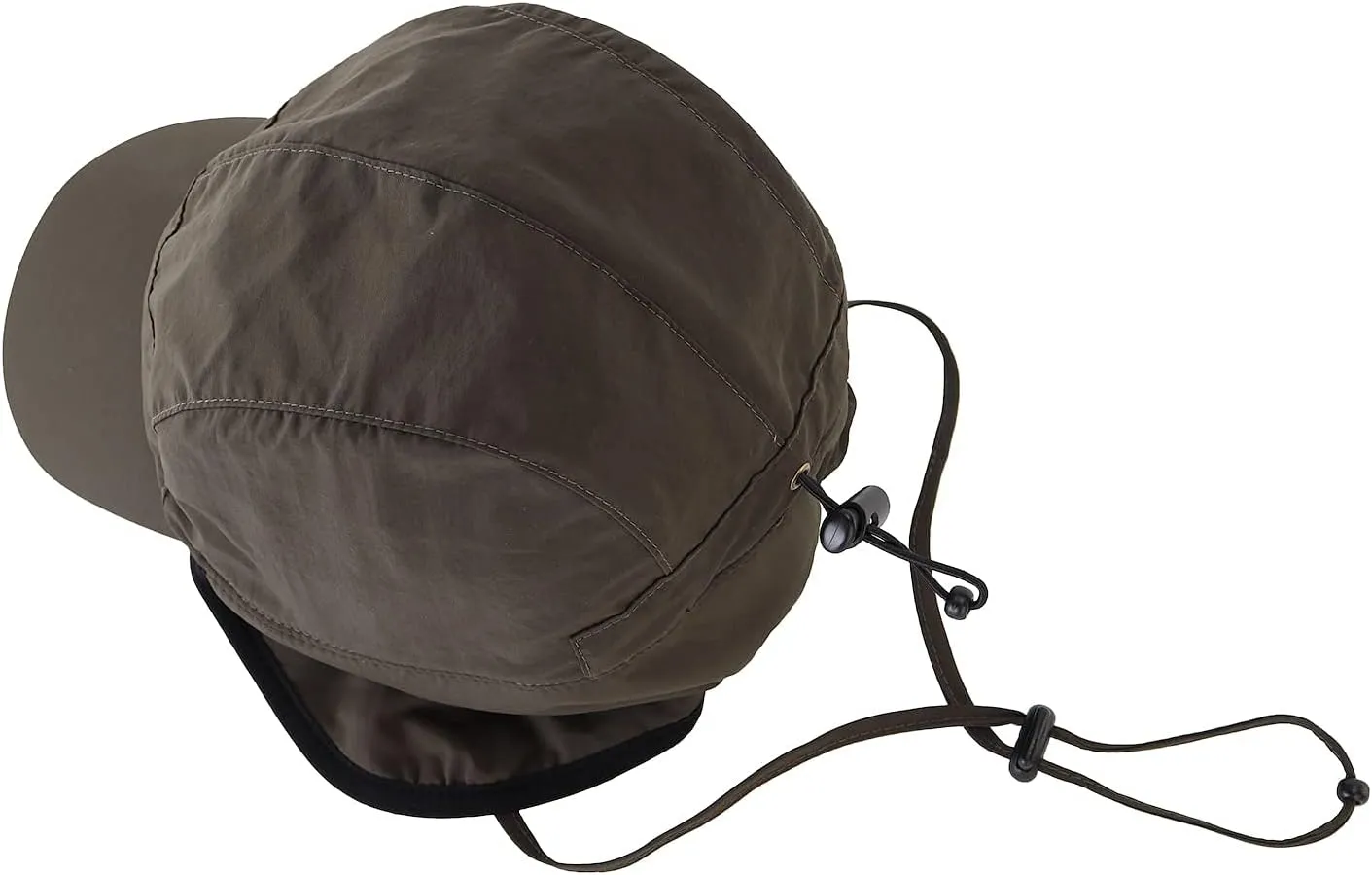Home Prefer Waterproof Men's Winter Hats with Visor Warm Fleece Lined Baseball Cap Earflaps Trooper Trapper Hat for Men