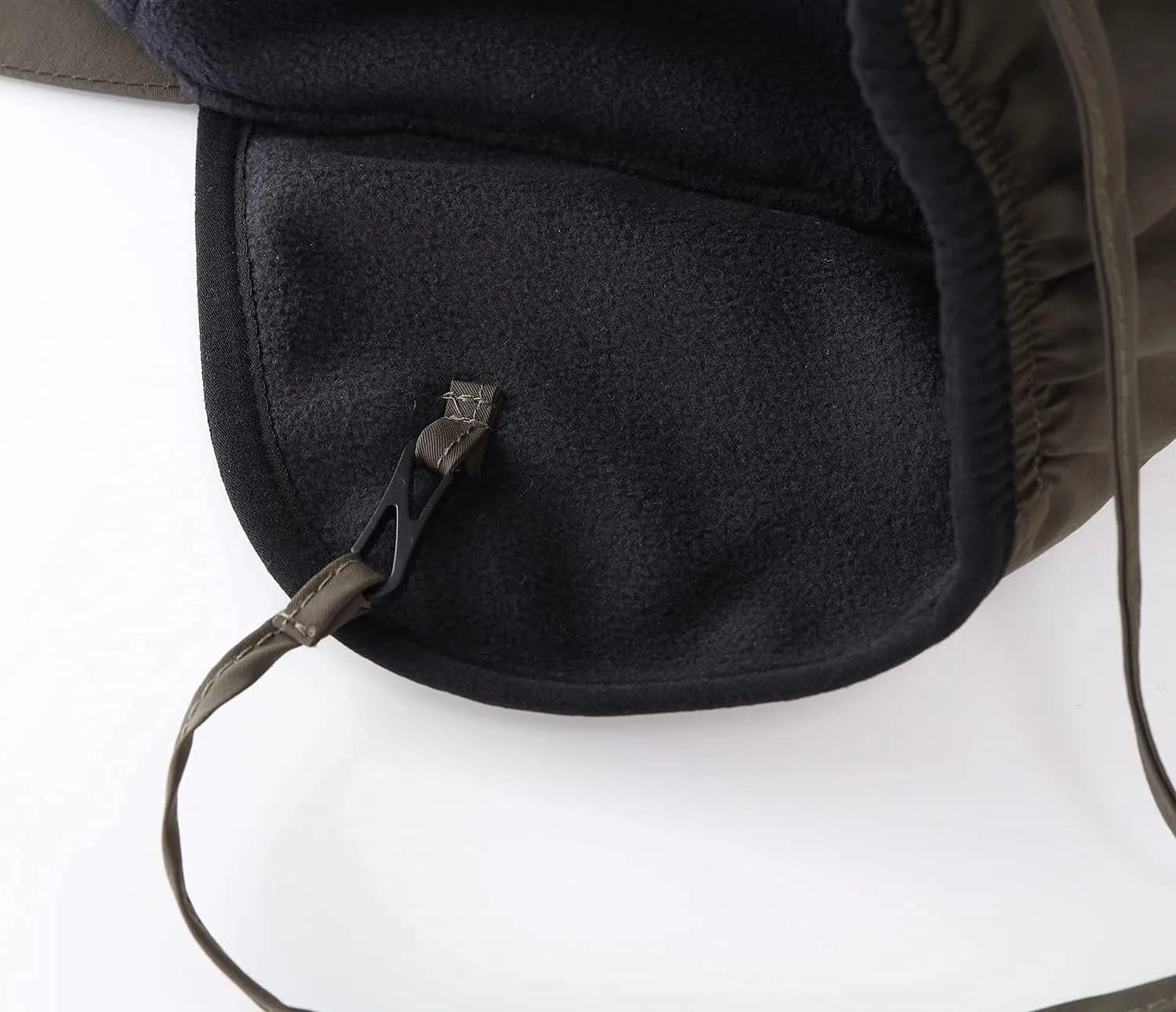 Home Prefer Waterproof Men's Winter Hats with Visor Warm Fleece Lined Baseball Cap Earflaps Trooper Trapper Hat for Men