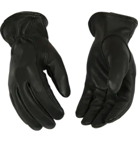 Kinco 90HKN Lined Grain Black Deerskin Drivers Gloves (one dozen)