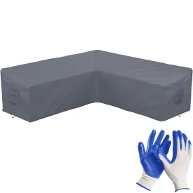 L Shaped Outdoor Furniture Covers  255  255  100  70  Waterproof Cover