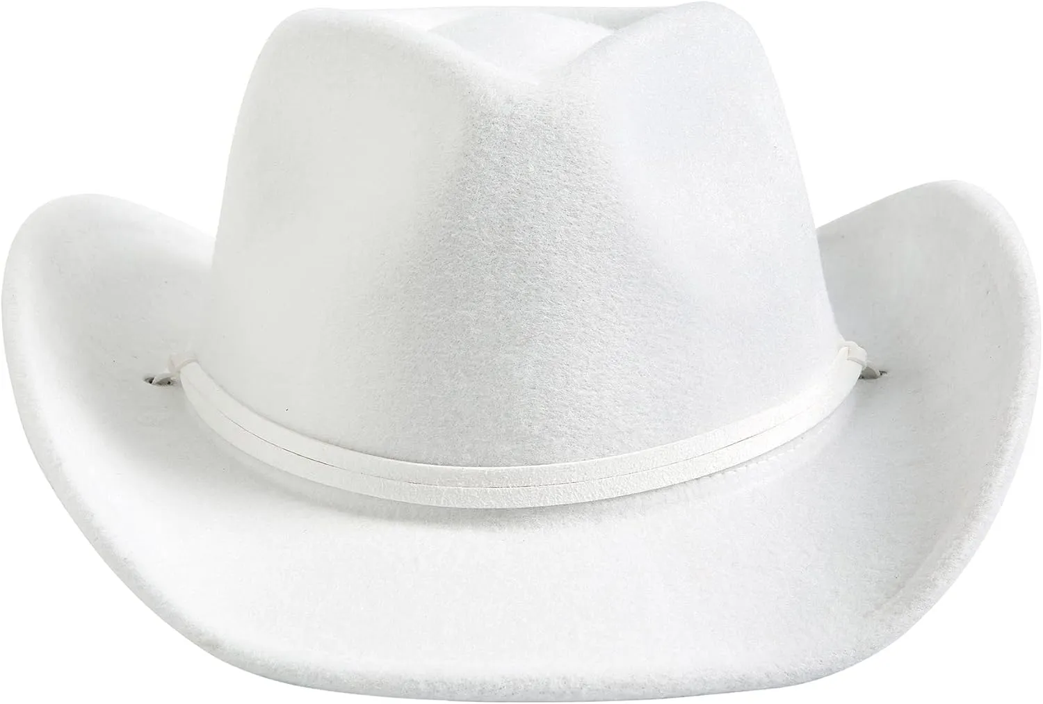 Lanzom Kids Girls Boys Retro Felt Wide Brim Western Cowboy Cowgirl Hat Dress Up Hat with Wind Lanyard