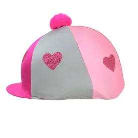 Love Heart Glitter Hat Cover by Little Rider
