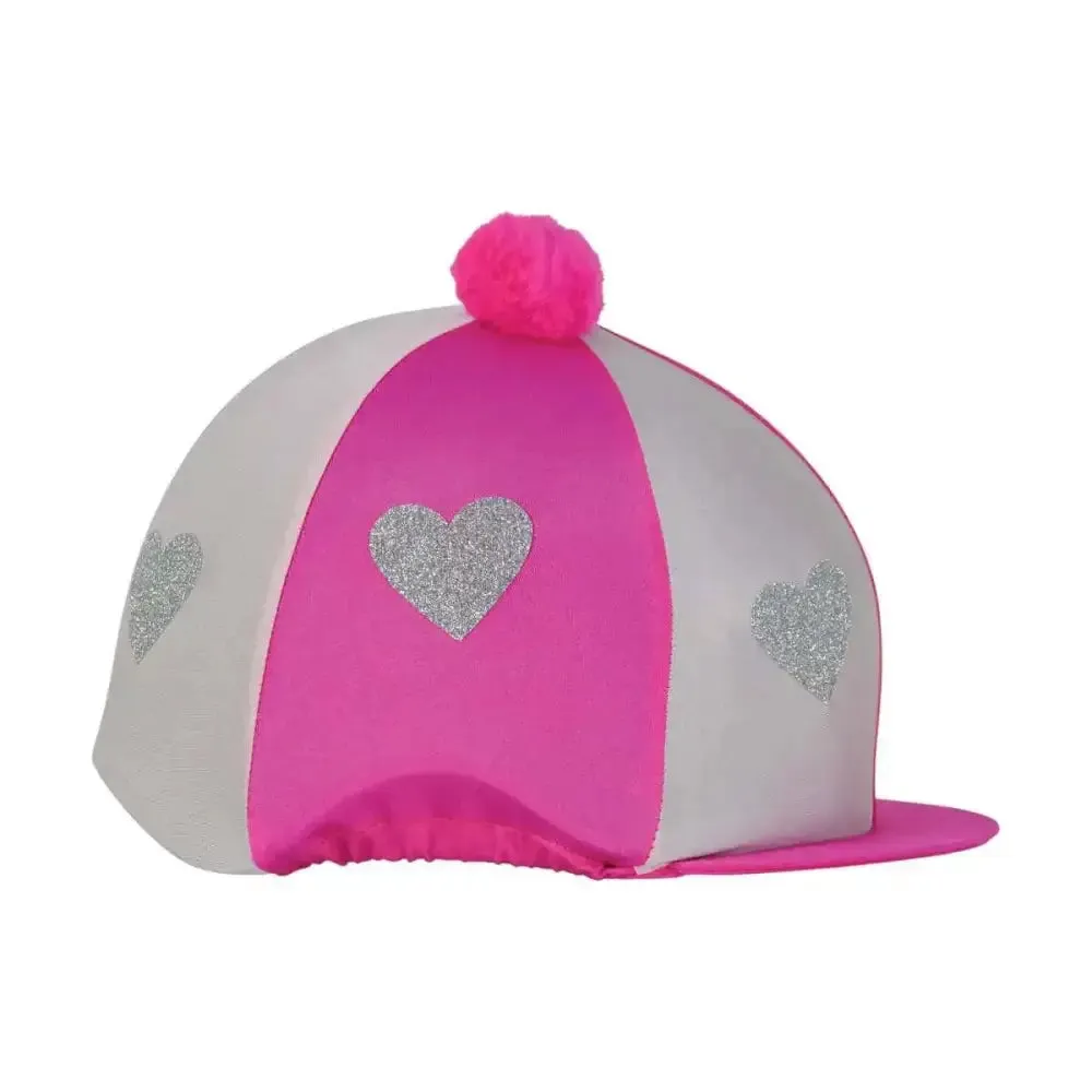 Love Heart Glitter Hat Cover by Little Rider