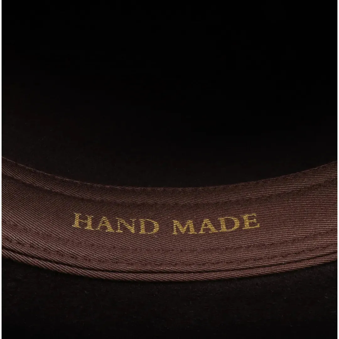 Men's 100% Wool Felt Wide Brim Cowboy Hat