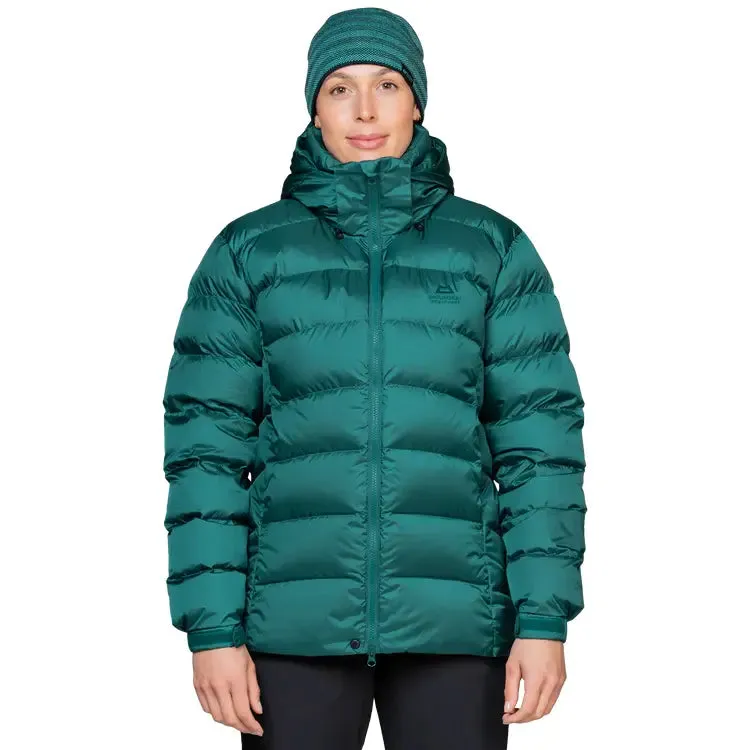 Mountain Equipment Lightline Women's Hooded Down Insulated Jacket - Deep Teal