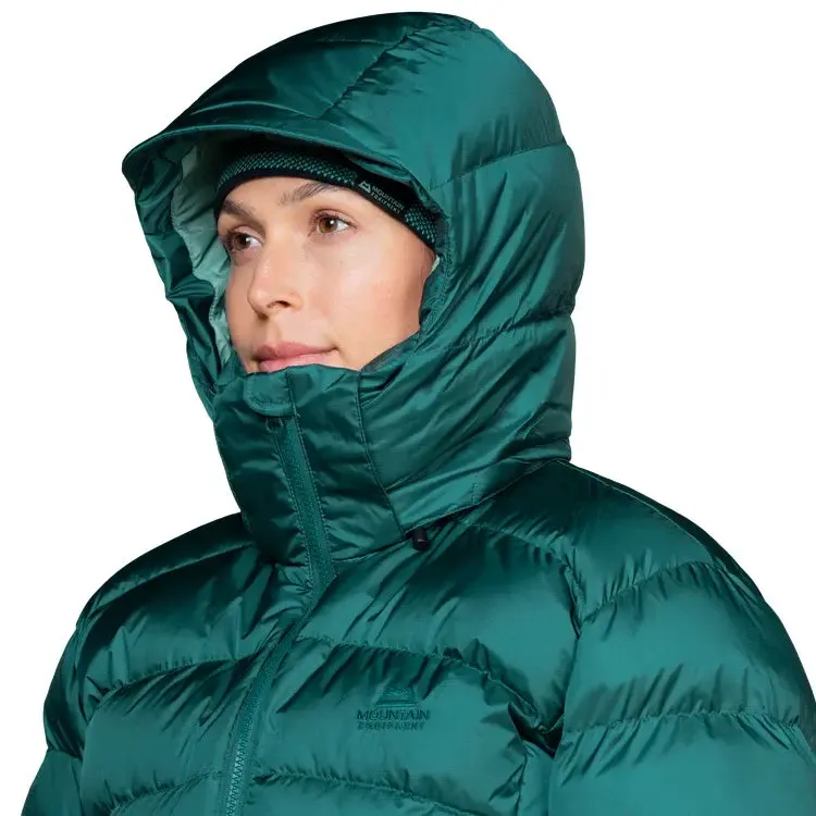 Mountain Equipment Lightline Women's Hooded Down Insulated Jacket - Deep Teal