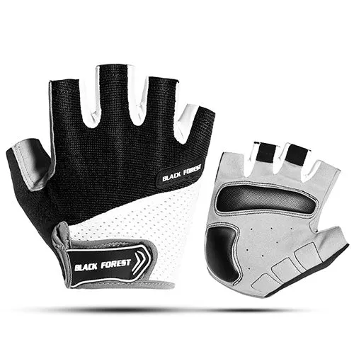 Padded Half Fingered Sports Gloves Gym Fitting