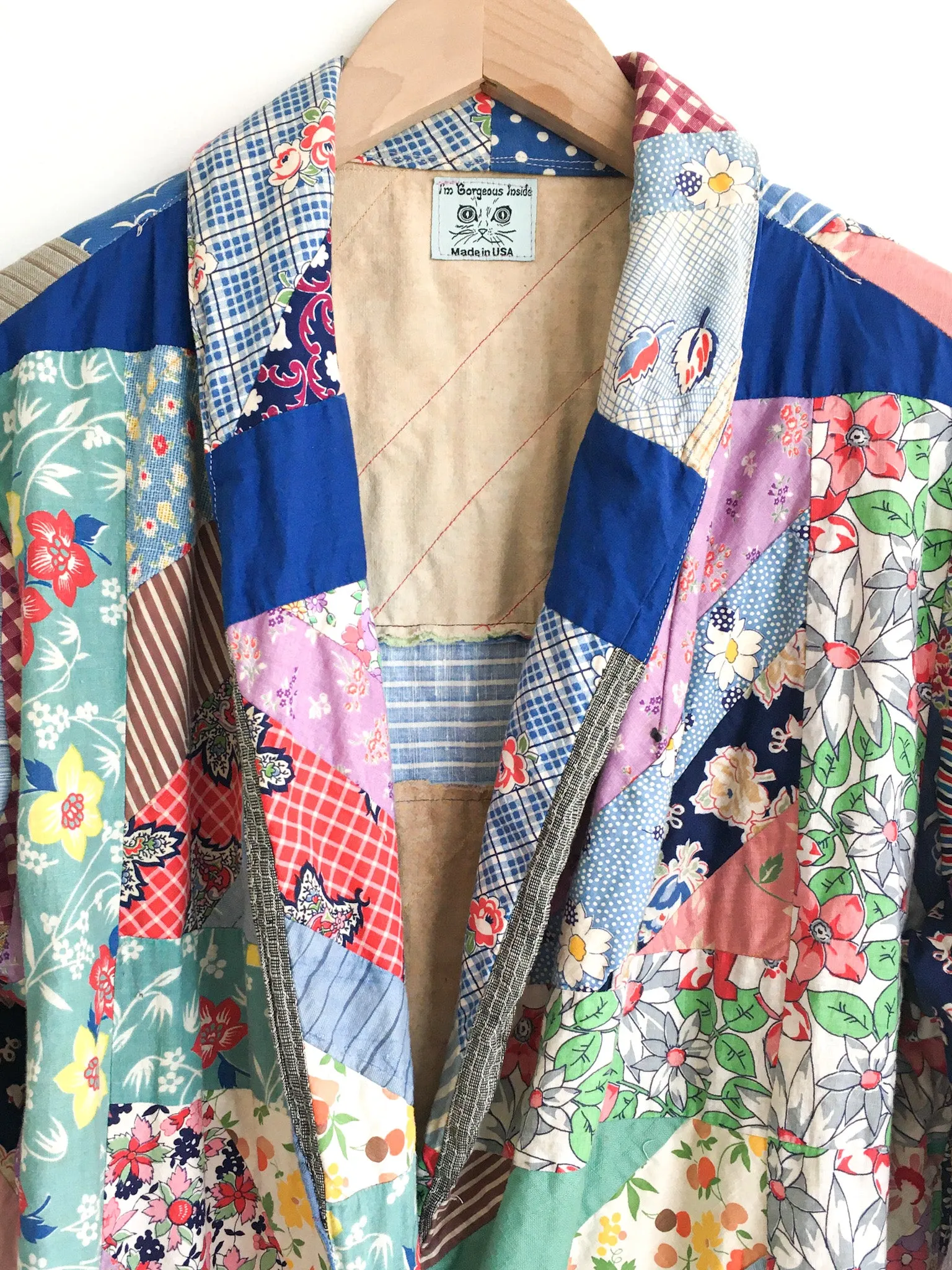 Patchwork Quilt Duster Coat