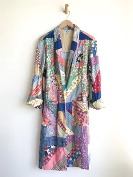 Patchwork Quilt Duster Coat