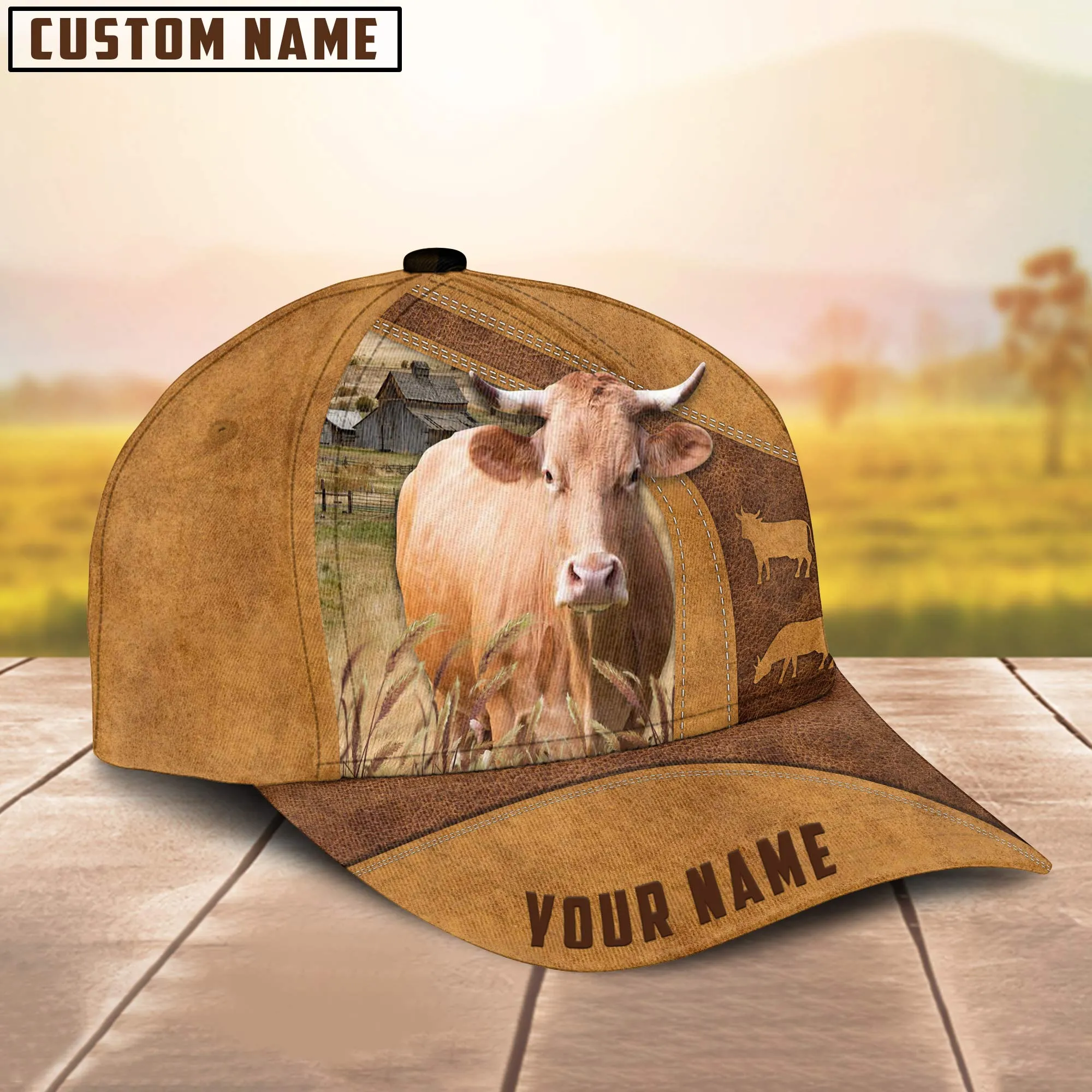 Personalized Name Gelbvieh Cattle Cap , Cattle Hat, Farm Baseball Hat, Cap Hat For Farmer Farm Lover
