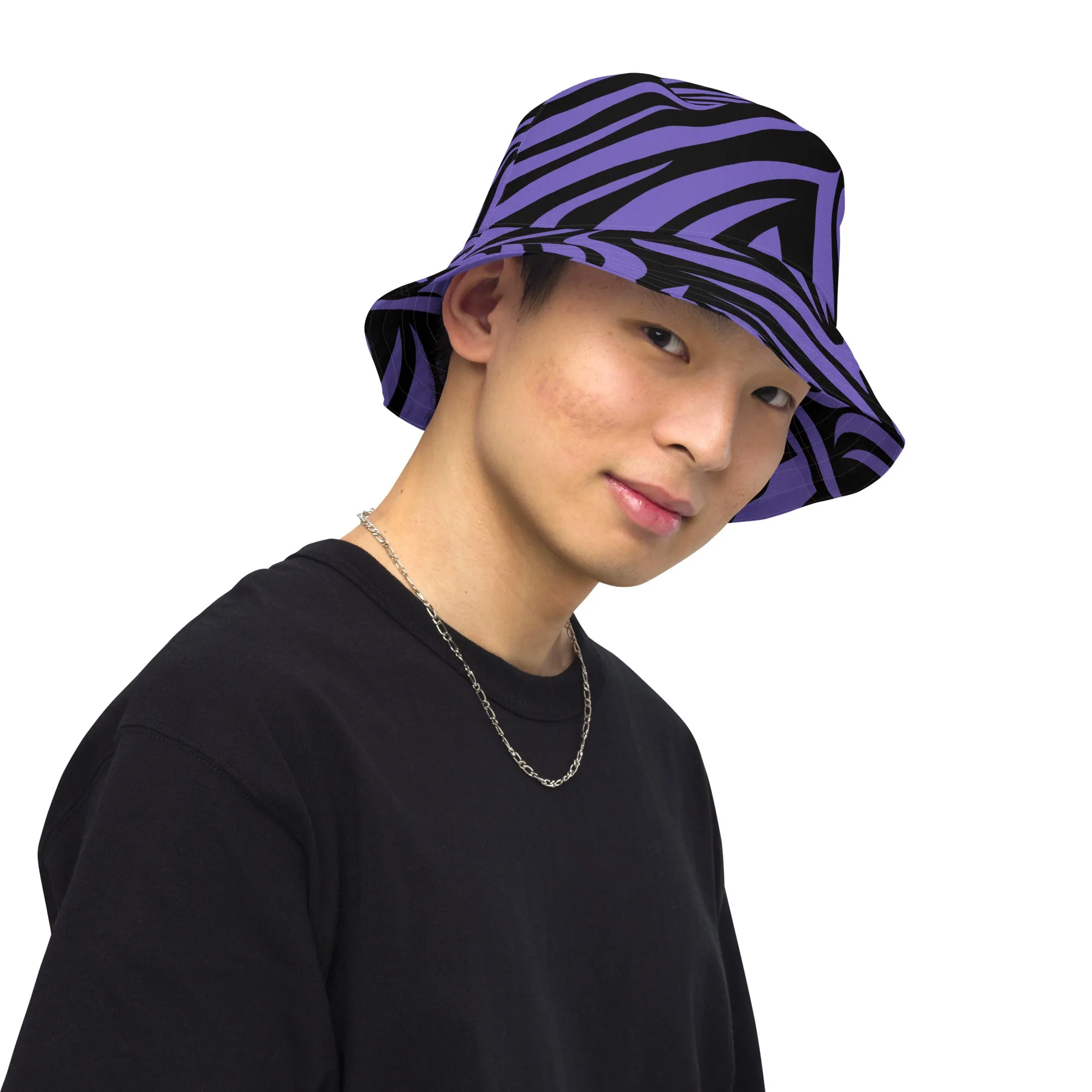 Purple Zebra Print Bucket Hat, lioness-love