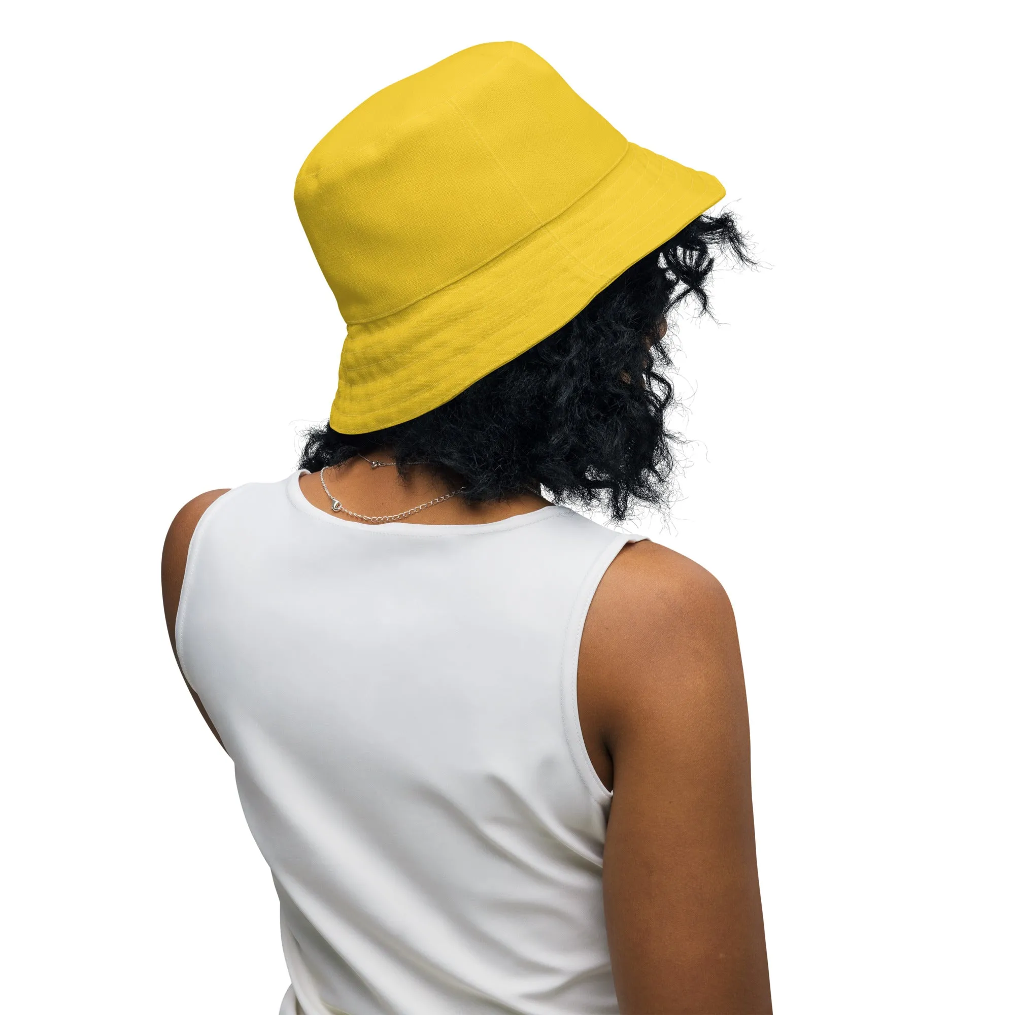 Red and Yellow Reversible unisex bucket hat, Beach Hat, Cruising Hat, boating Hat, Summer Hat