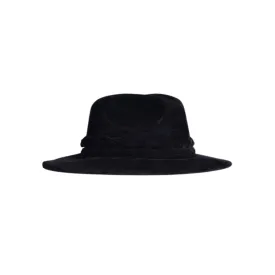 Rockstar Velour Faux Suede Fedora Hat