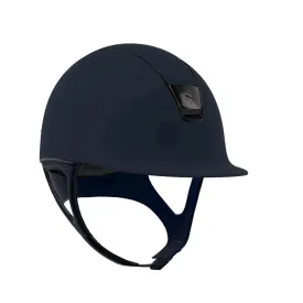 Samshield Shadowmatt Navy with Black Chrome Blazon and Trim