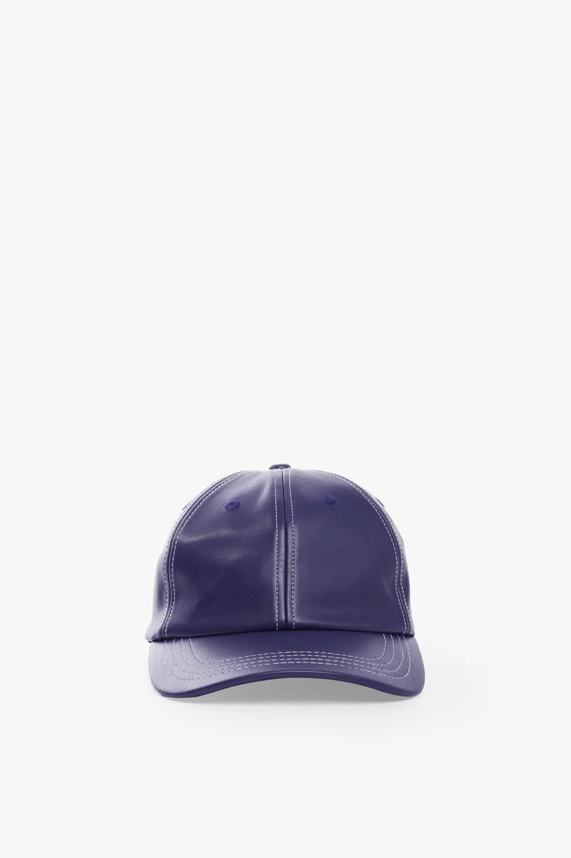 SEASIDE HAT | NAVY VEGAN LEATHER