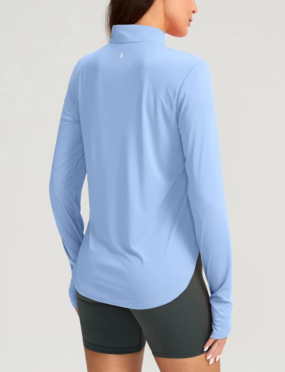 Soothfeel Women's UPF 50  Shirts Long Sleeve 1/4 Zip Pullover UV Sun Protection Golf Shirt Workout Athletic Tops for Women