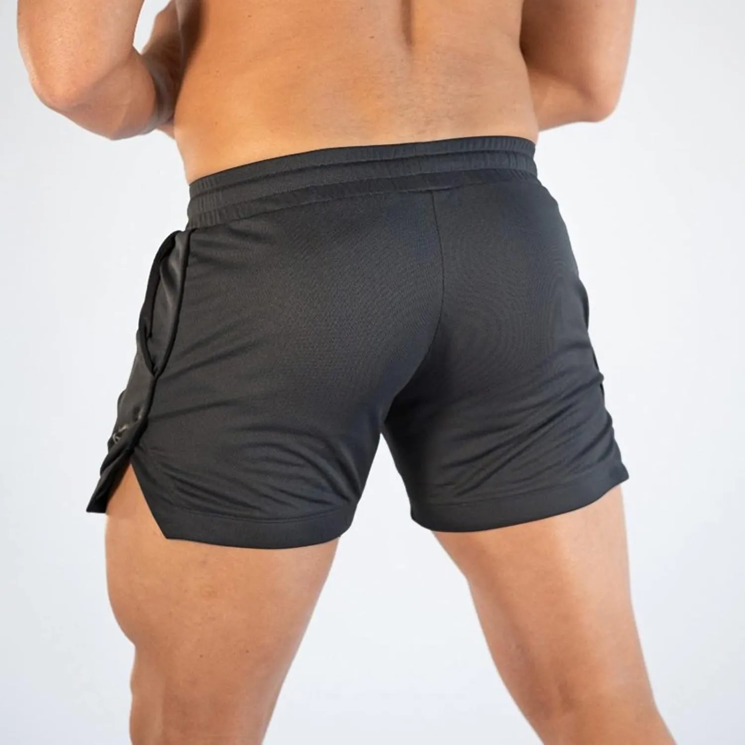 Surenow Mens Running Gym Shorts 3 Inch Breathable Lightweight Athletic Sport Shorts Training Workout Shorts with Pockets