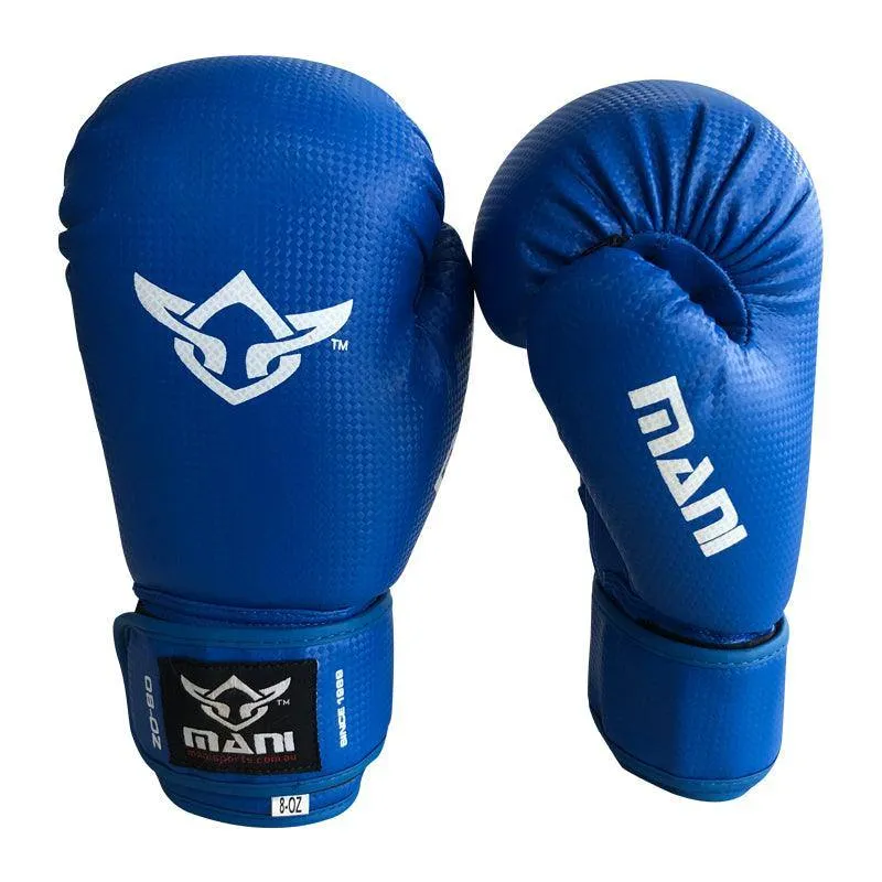TEEN TRAINING BOXING GLOVES  BLUE