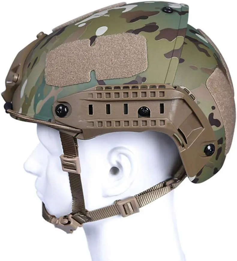 Two-in-one Outdoor Airsoft Tactical Helmet Field Equipment Helmet, Adjustable ABS Protective Helmet