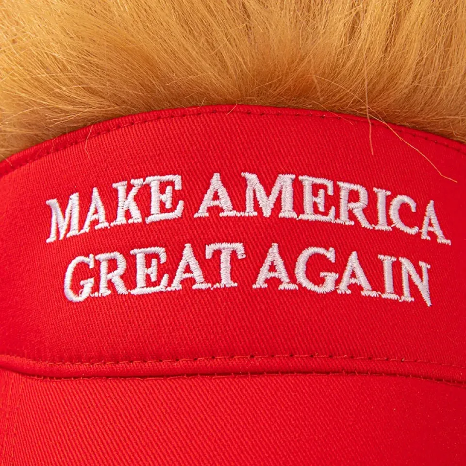 Unique Gift,2024 New American Wig Cap Baseball Cap, Golf Cap, Trump Embroidery Cap