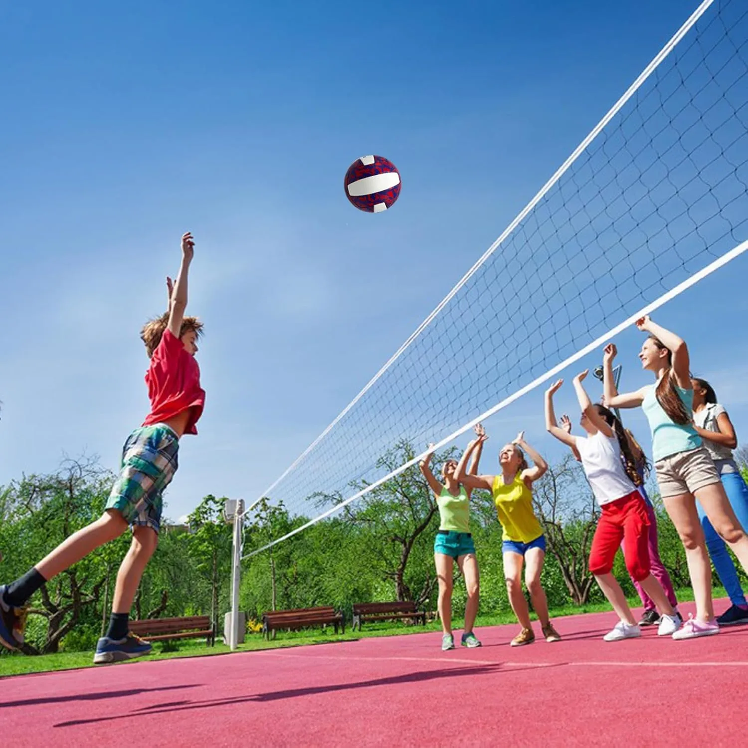 Volleyball Training Practice Official Size Indoor Outdoor Playground Sand Beach Come with Pump and Needle