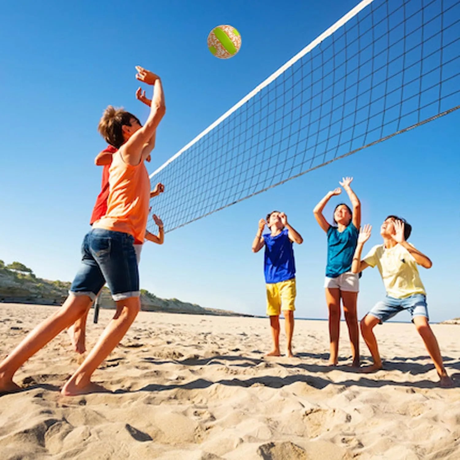 Volleyball Training Practice Official Size Indoor Outdoor Playground Sand Beach Come with Pump and Needle