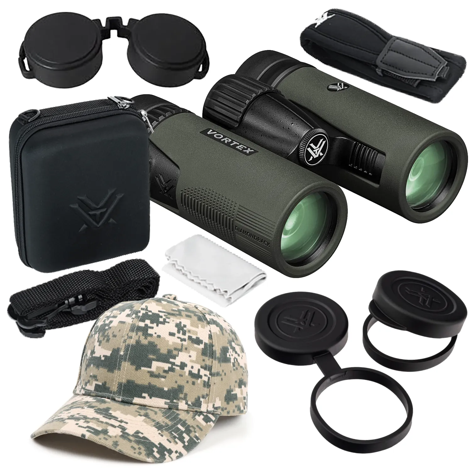 Vortex Optics Diamondback HD 10x32 Roof Prism Binocular (DB-213)