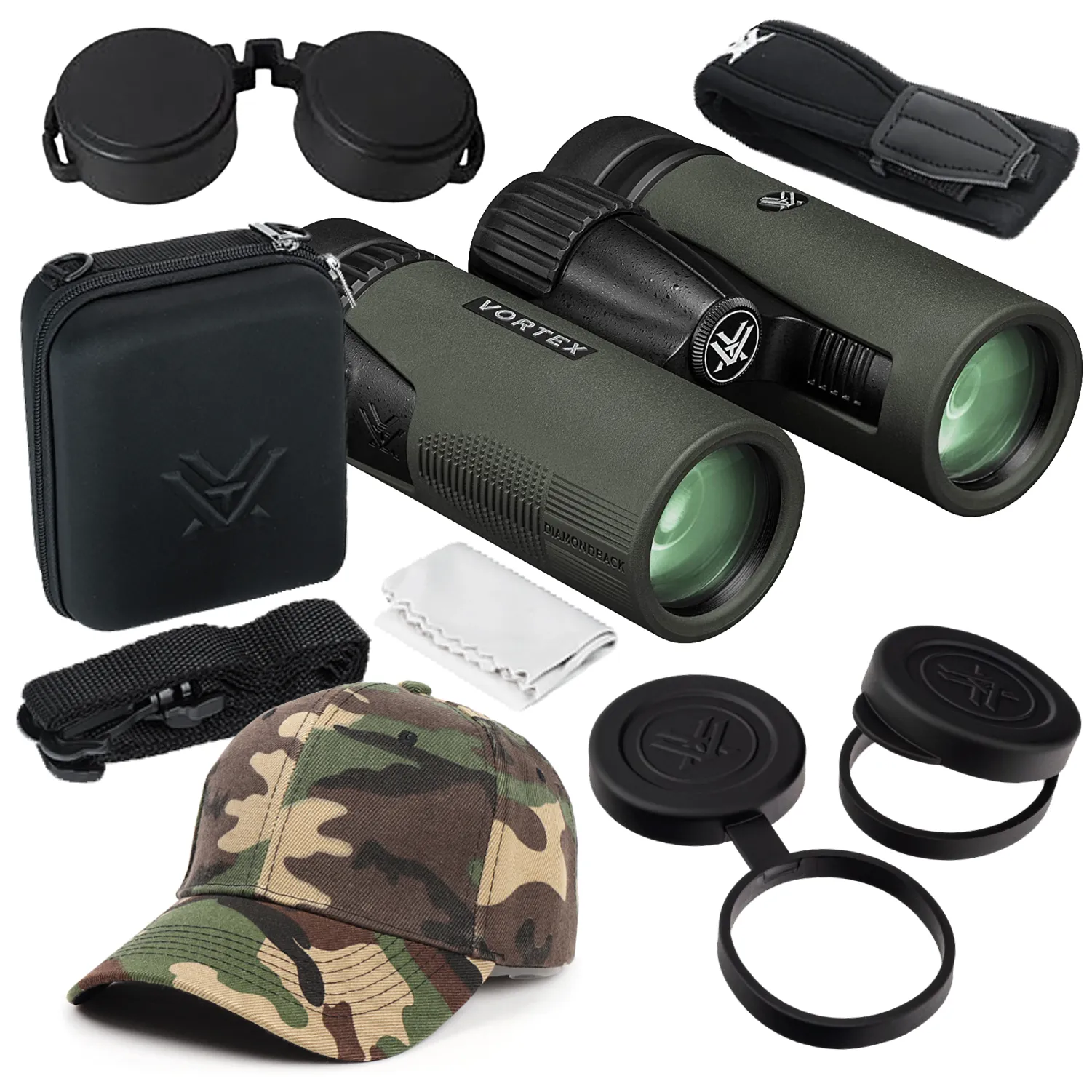 Vortex Optics Diamondback HD 10x32 Roof Prism Binocular (DB-213)