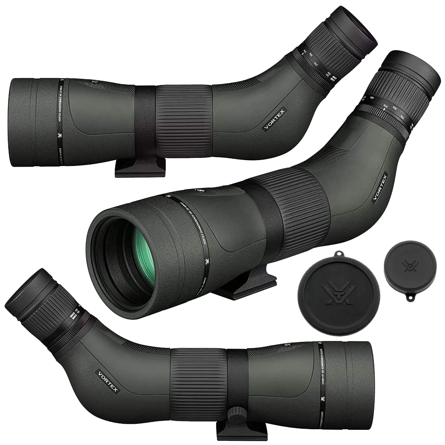 Vortex Optics Diamondback HD Spotting Scope 16-48x65 Angled (DS-65A)